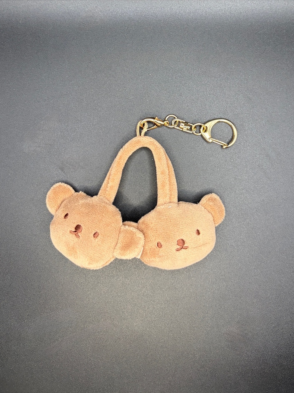 Boris Bear Earmuff Plush Keychain mf134